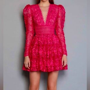 Bronx and Banco Megan Fushia Mini Dress